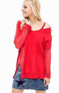 Джемпер свободного кроя с ажурными рукавами Glamorous