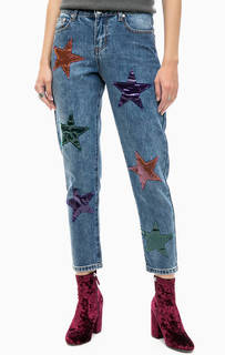 Капри из денима с нашивками Glamorous