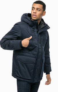 Синяя демисезонная куртка с капюшоном G Star RAW