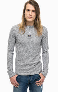 Хлопковый джемпер с застежкой на пуговицы Superdry