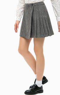 Серая расклешенная юбка Superdry