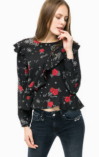 Блуза с цветочным принтом Mavi