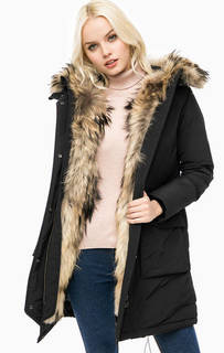 Утепленная парка Ws Military Parka с меховой отделкой Woolrich