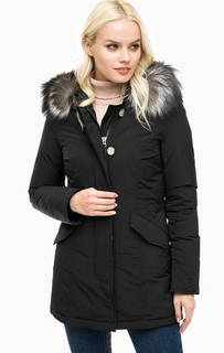 Удлиненный пуховик Ws Luxury Arctic Parka черного цвета Woolrich
