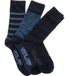 Комплект из трех пар синих носков Levis®