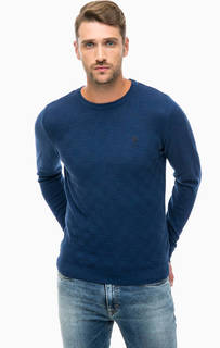 Джемпер из хлопка фактурной вязки U.S. Polo Assn.