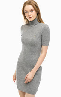 Шерстяное платье с высоким воротом U.S. Polo Assn.