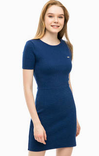 Приталенное платье из хлопка U.S. Polo Assn.