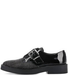 Кожаные полуботинки в клетку Guess