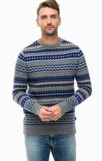 Шерстяной свитер с круглым вырезом Barbour