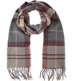 Шерстяной шарф в клетку Barbour