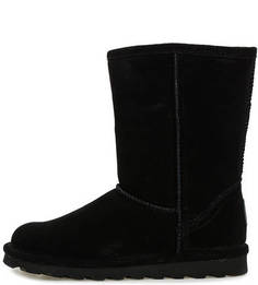 Черные замшевые полусапоги Bearpaw
