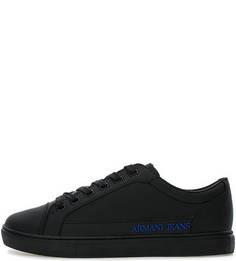Черные кеды с втачной стелькой Armani Jeans