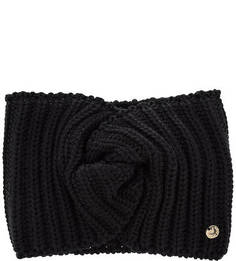 Шапка-повязка крупной вязки Armani Jeans