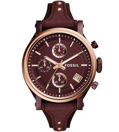 Часы с люминесцентными стрелками Fossil