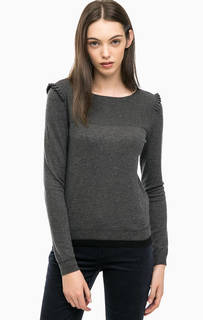 Серый джемпер с содержанием шерсти Armani Jeans