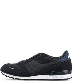 Кроссовки со светоотражающими вставками Diadora