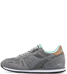 Кроссовки со светоотражающими вставками Diadora