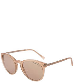 Солнцезащитные очки в бежевой оправе Michael Kors