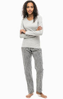 Хлопковый комплект из футболки и брюк Calvin Klein