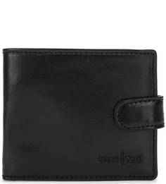 Кожаное портмоне с тремя отделами для купюр Gianni Conti