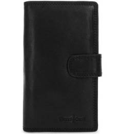 Кожаное портмоне на кнопке Gianni Conti