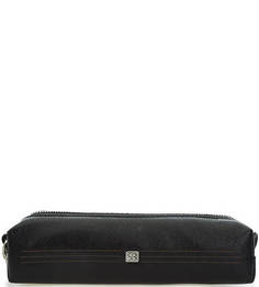 Черная ключница из натуральной кожи Sergio Belotti