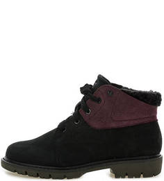 Ботинки из нубука с контрастными вставками Caterpillar