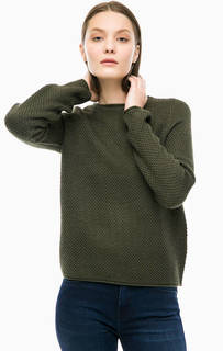 Джемпер цвета хаки с длинными рукавами Only