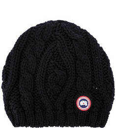 Шерстяная шапка с косами Canada Goose