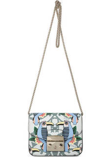 Маленькая кожаная сумка через плечо Furla