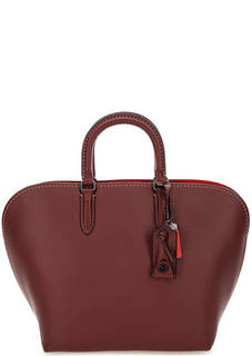 Кожаная сумка с короткими ручками Coach
