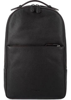 Кожаный рюкзак с одним отделом на молнии Coach