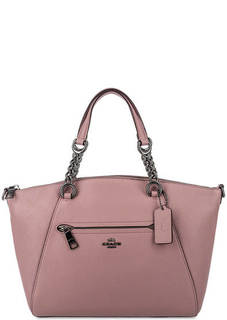 Кожаная сумка в форме трапеции Coach