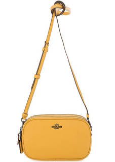 Маленькая кожаная сумка через плечо Coach