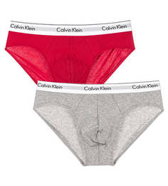 Комплект из двух хлопковых трусов-брифов Calvin Klein