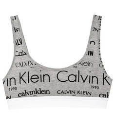 Хлопковый бюстгальтер с мягкой чашкой Calvin Klein