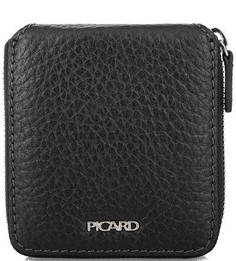 Кожаное портмоне на молнии Picard