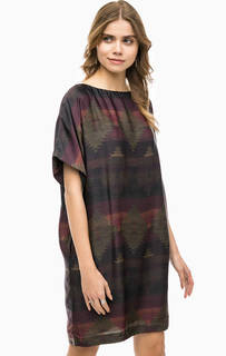 Разноцветное платье свободного кроя Diesel