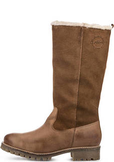 Утепленные сапоги коричневого цвета S.Oliver