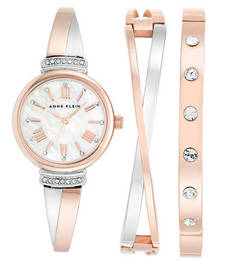 Часы и два браслета в футляре Anne Klein