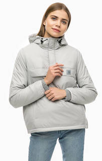 Серая куртка с капюшоном и карманом-кенгуру Carhartt WIP