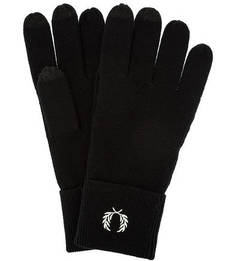 Шерстяные перчатки с логотипом бренда Fred Perry