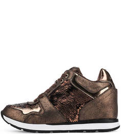 Кроссовки с отделкой пайетками Guess