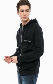 Толстовка из хлопка на молнии Calvin Klein Jeans
