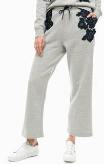 Серые брюки с кружевными нашивками Scotch&Soda