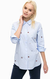 Рубашка свободного кроя с вышивкой Scotch&Soda