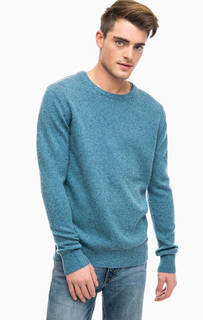 Синий свитер с круглым вырезом Scotch&Soda