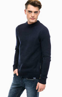 Шерстяной свитер с молнией сбоку Scotch&Soda