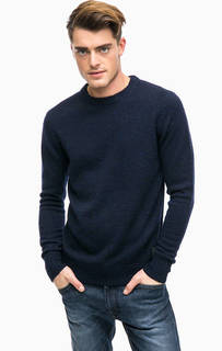 Синий свитер из вискозы Scotch&Soda